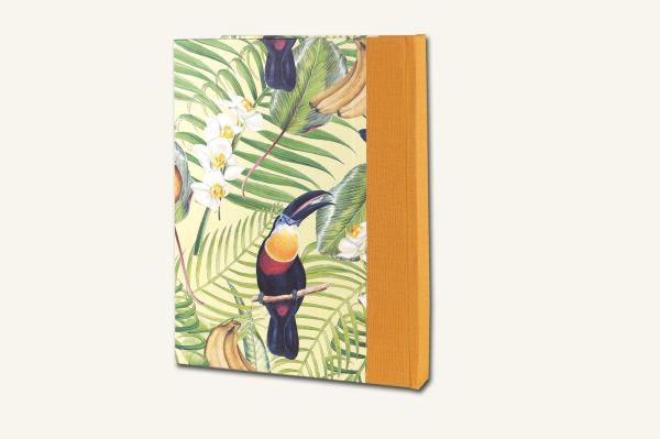Colorful notebook "Pray", blank 80 sheets, linen back